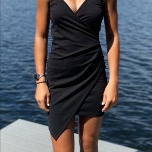 Simple black dress. Perfect for Homecoming or Banquet.